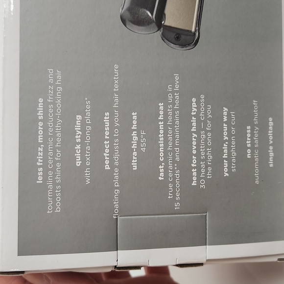 NEW InfinitiPro by Conair 1" Tourmaline Ceramic Flat Iron - Picture 4 of 6